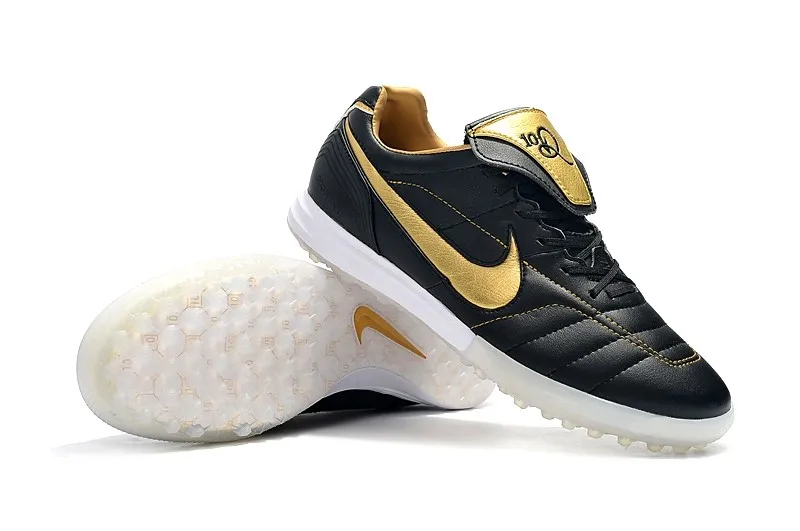 Nike Tiempo Legend VII R10 Elite TF - Black/Gold/White