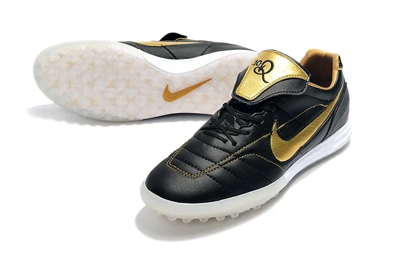 Nike Tiempo Legend VII R10 Elite TF - Black/Gold/White