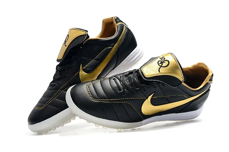 Nike Tiempo Legend VII R10 Elite TF - Black/Gold/White