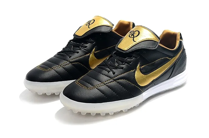 Nike Tiempo Legend VII R10 Elite TF - Black/Gold/White