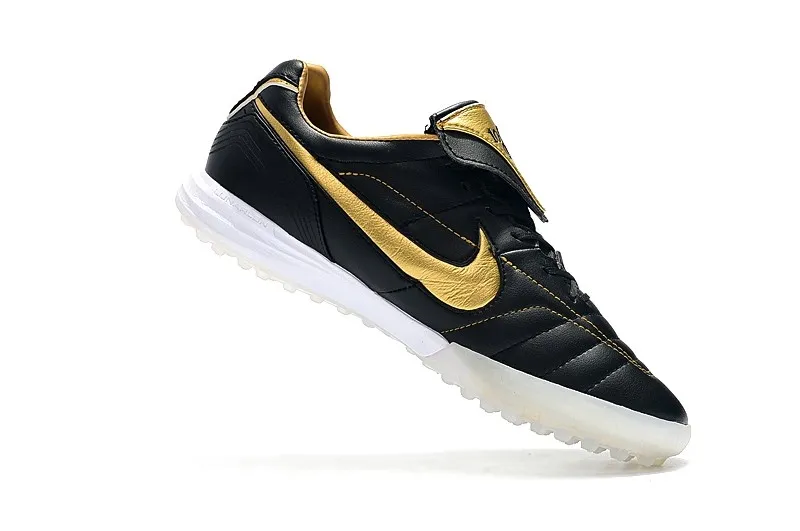 Nike Tiempo Legend VII R10 Elite TF - Black/Gold/White