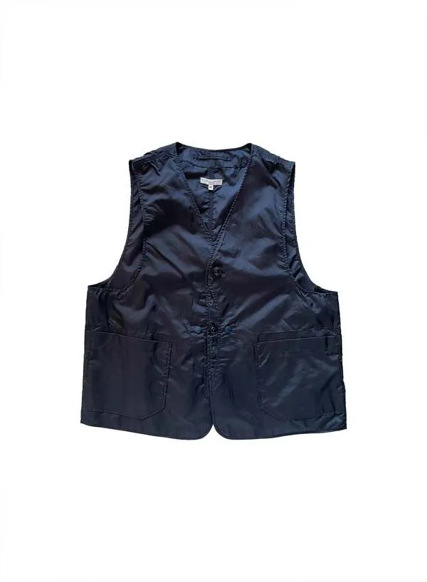 Nylon Micro Ripstop Upland Vest - Navy