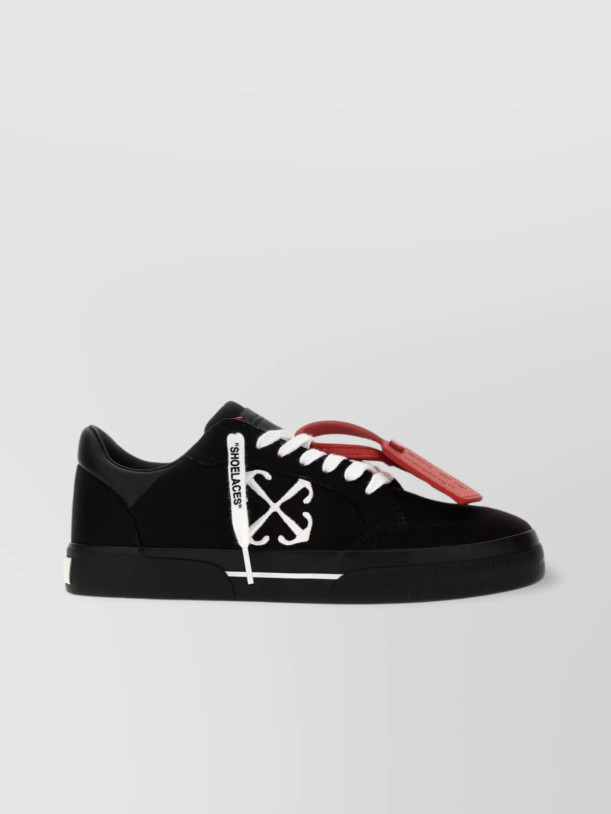 Off-White   Low top rubber sole lace sneakers