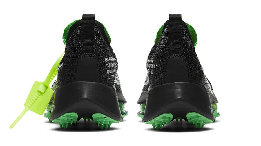 OFF-WHITE X NIKE AIR ZOOM TEMPO BLACK SCREAM GREEN