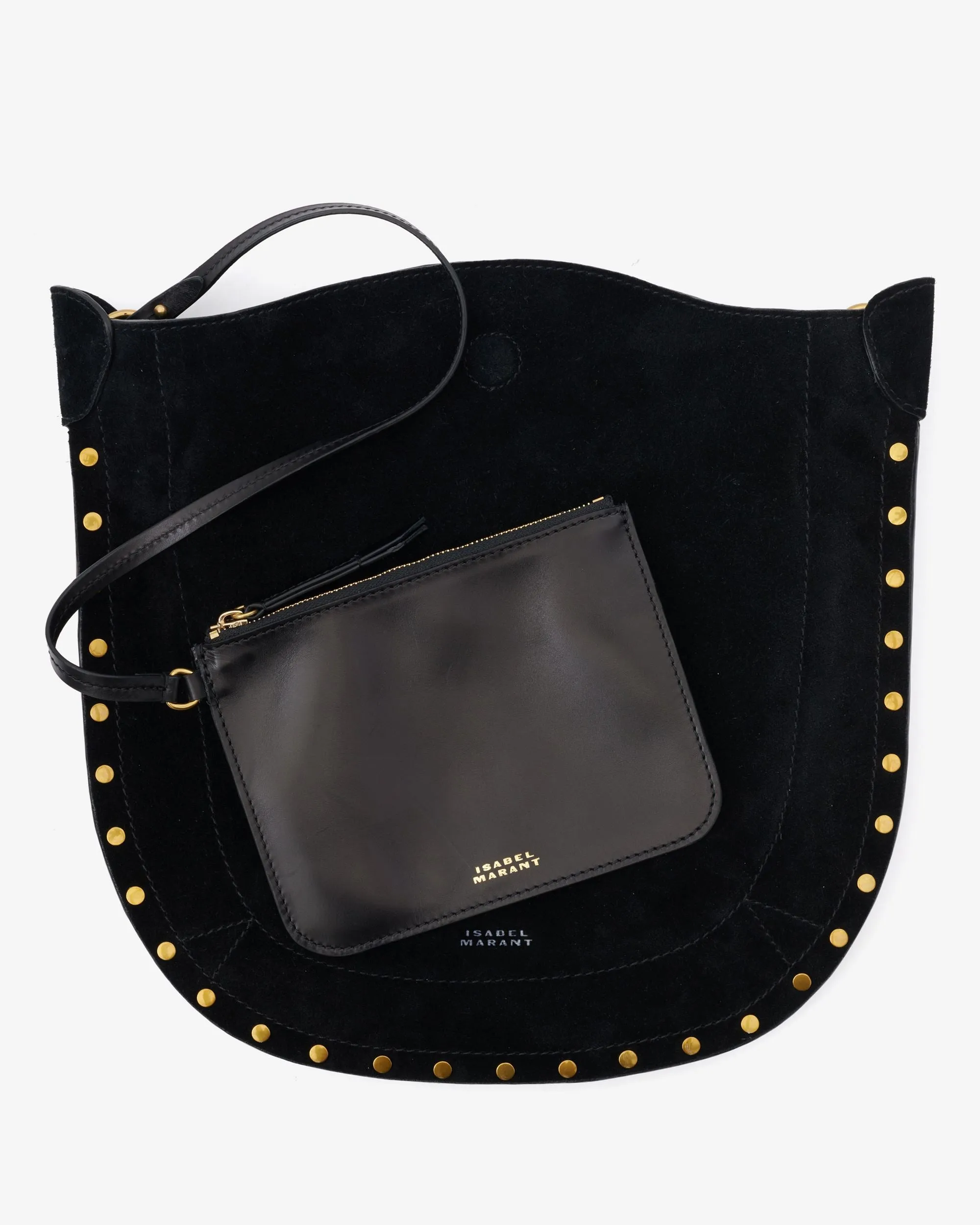 Oskan Soft Shoulder Bag in Black