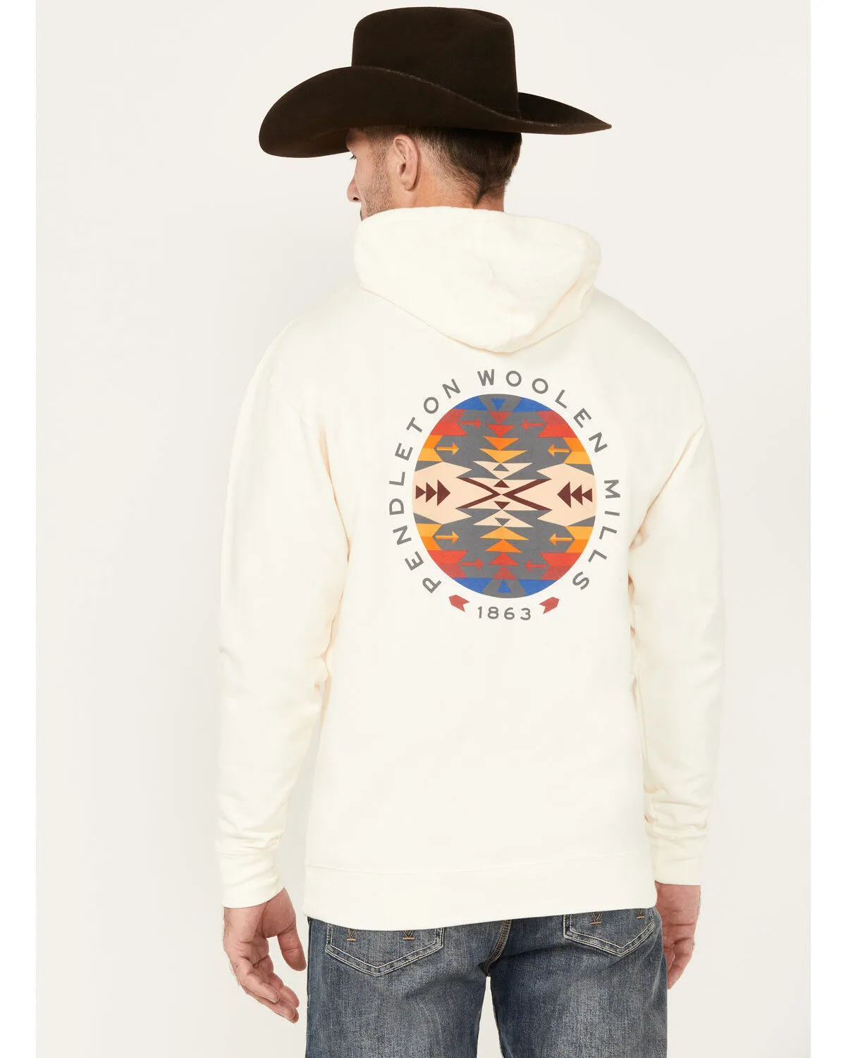 Pendleton Men's Boot Barn Exclusive Tucson Circle Logo Hooded Sweatshirt