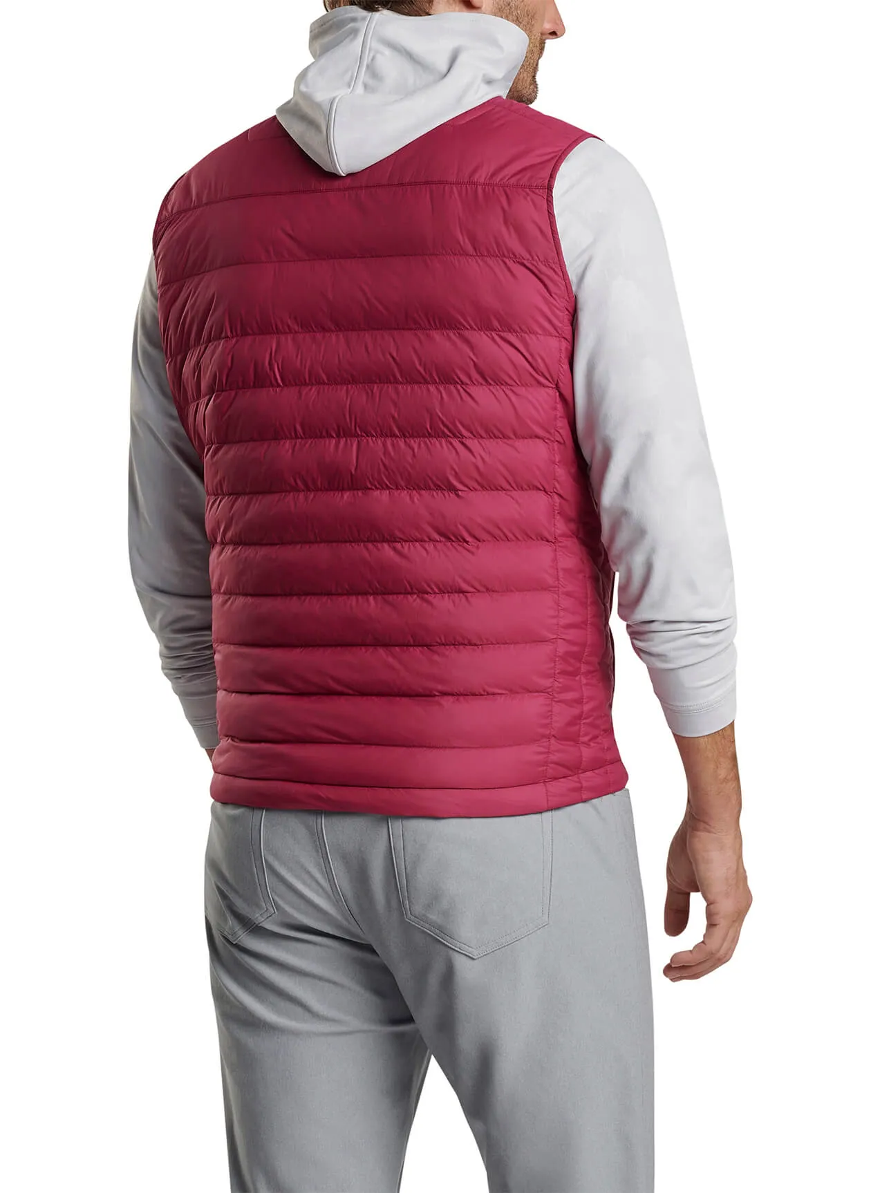 Peter Millar - Men's All Course Vest - Pomegranate