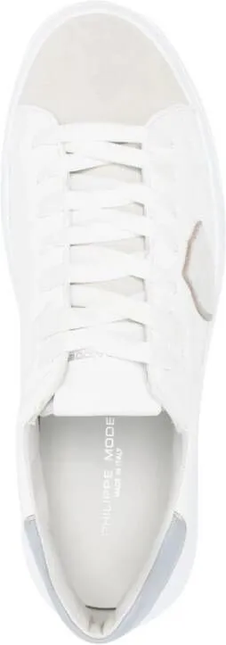 Philippe Model Paris Temple leather sneakers White