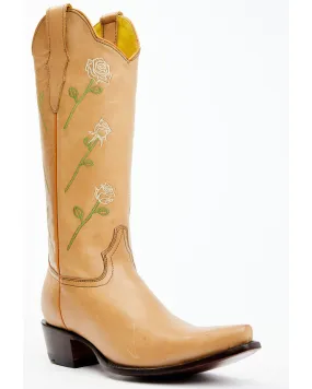 Planet Cowboy Women's Saharan Dozen Roses Western Boot - Snip Toe