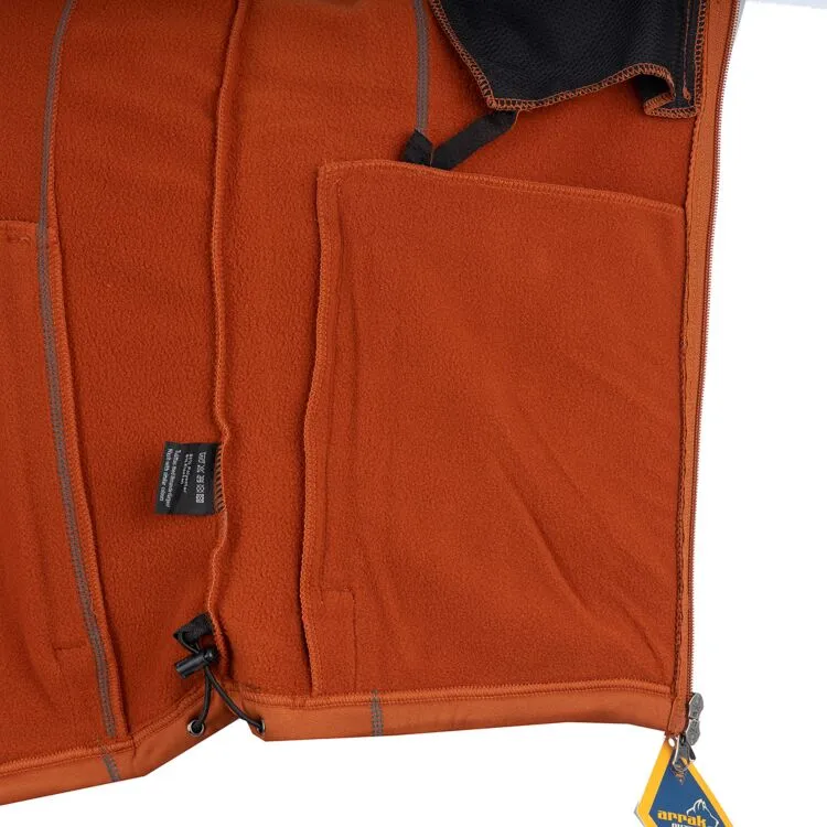 Powerfleece Vest Men Burnt Orange