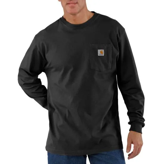 PR ONLY Carhartt K126 - Long Sleeve Workwear Crewneck T-Shirt