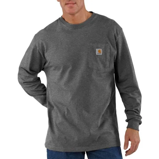 PR ONLY Carhartt K126 - Long Sleeve Workwear Crewneck T-Shirt