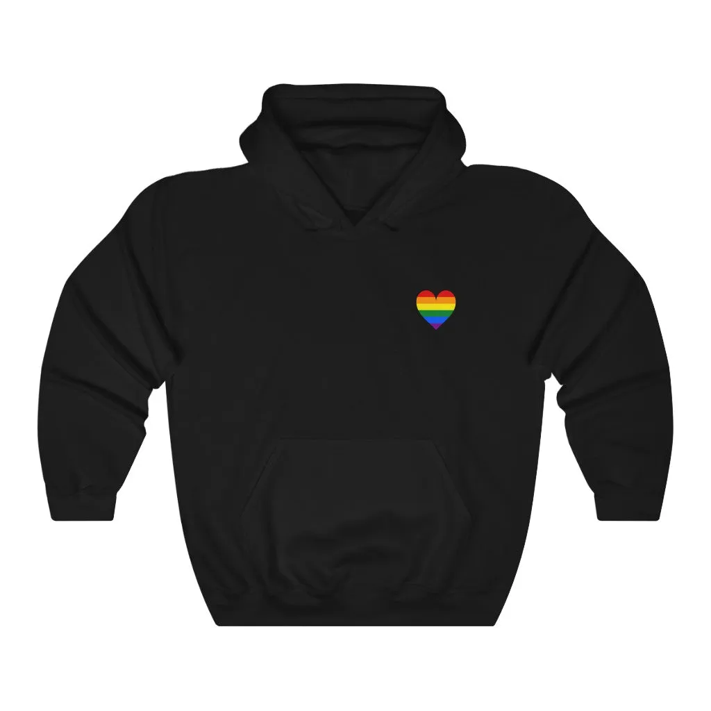 Pride Rainbow Heart Hoodie