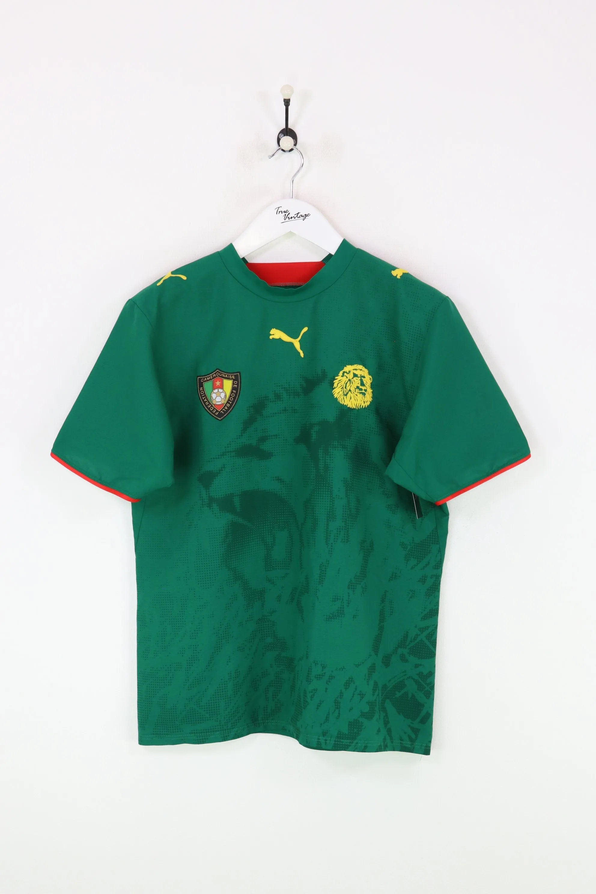 Puma Cameroon Football Shirt Green Medium