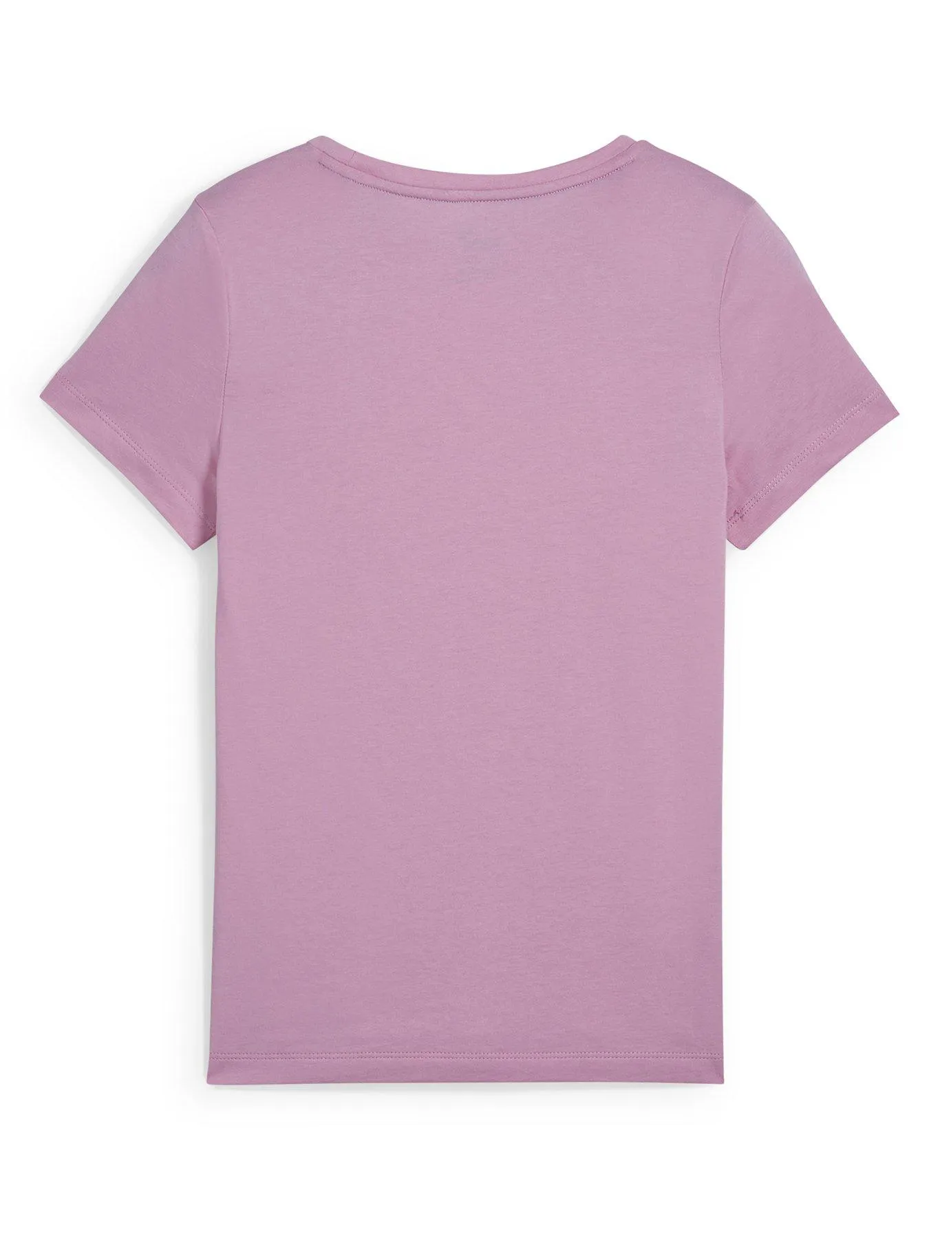 Puma Girls Essentials Logo Tee - Purple