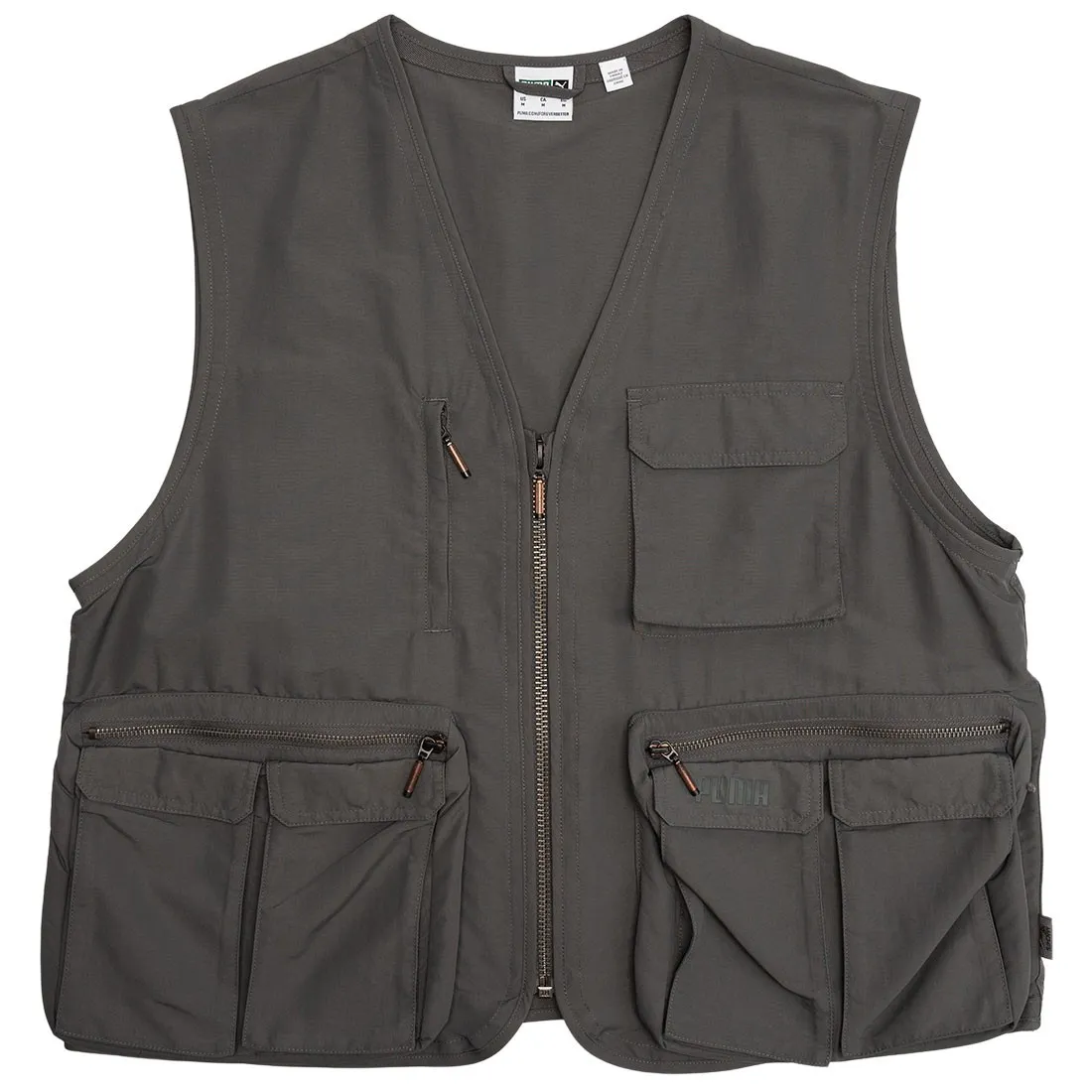 Puma Men MMQ Earthbreak Utility Vest (gray / castlerock)