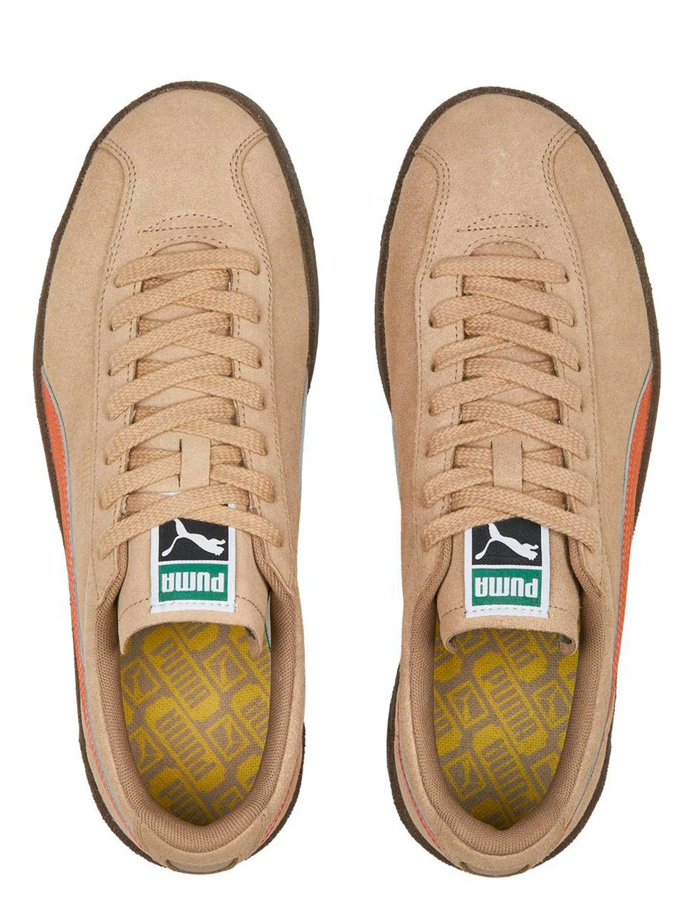 Puma Mens Delphin Trainer - Beige/orange