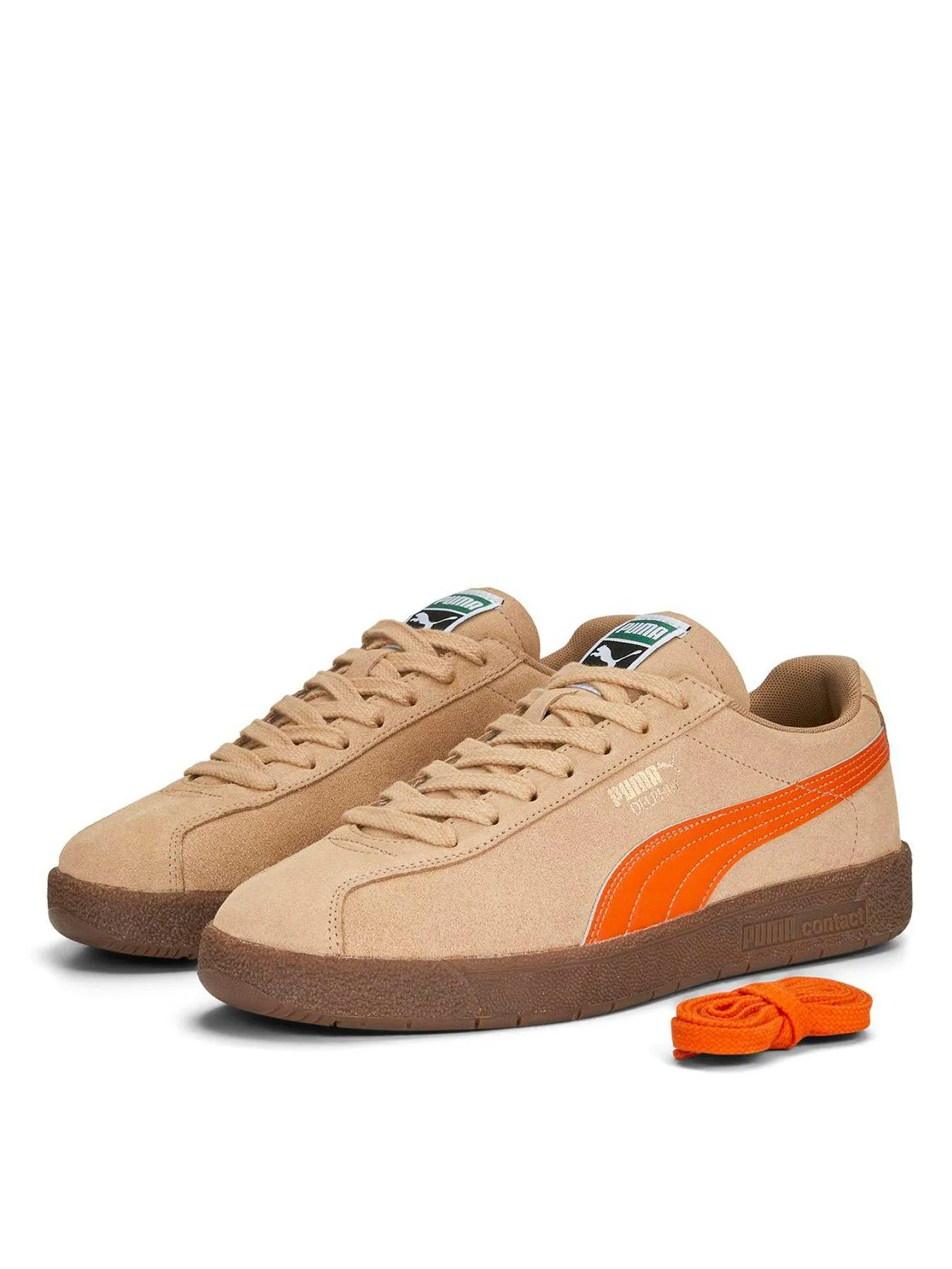 Puma Mens Delphin Trainer - Beige/orange