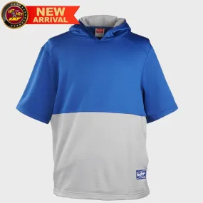 RAWLINGS COLORSYNC SHORT-SLEEVE HOODIE: RSFH ROYAL