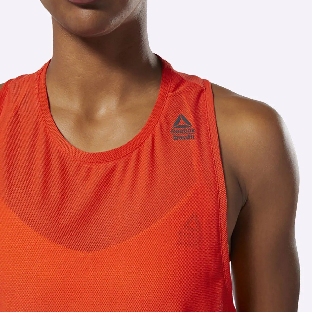 Reebok - Women's CrossFit Jacquard Tank Top - Canton Red