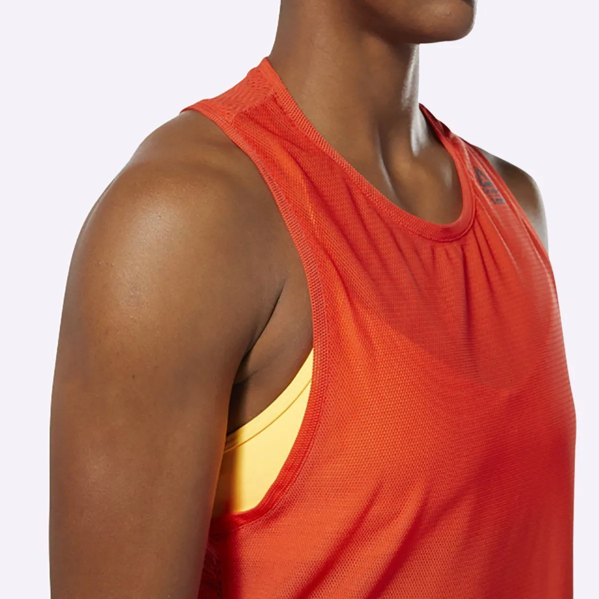 Reebok - Women's CrossFit Jacquard Tank Top - Canton Red