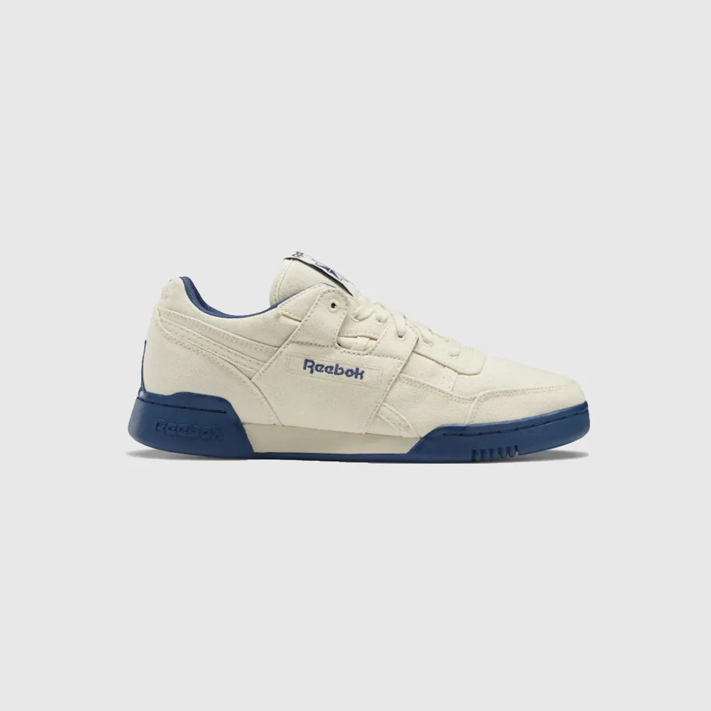 Reebok Workout Plus - Chalk / Chalk / Batik Blue