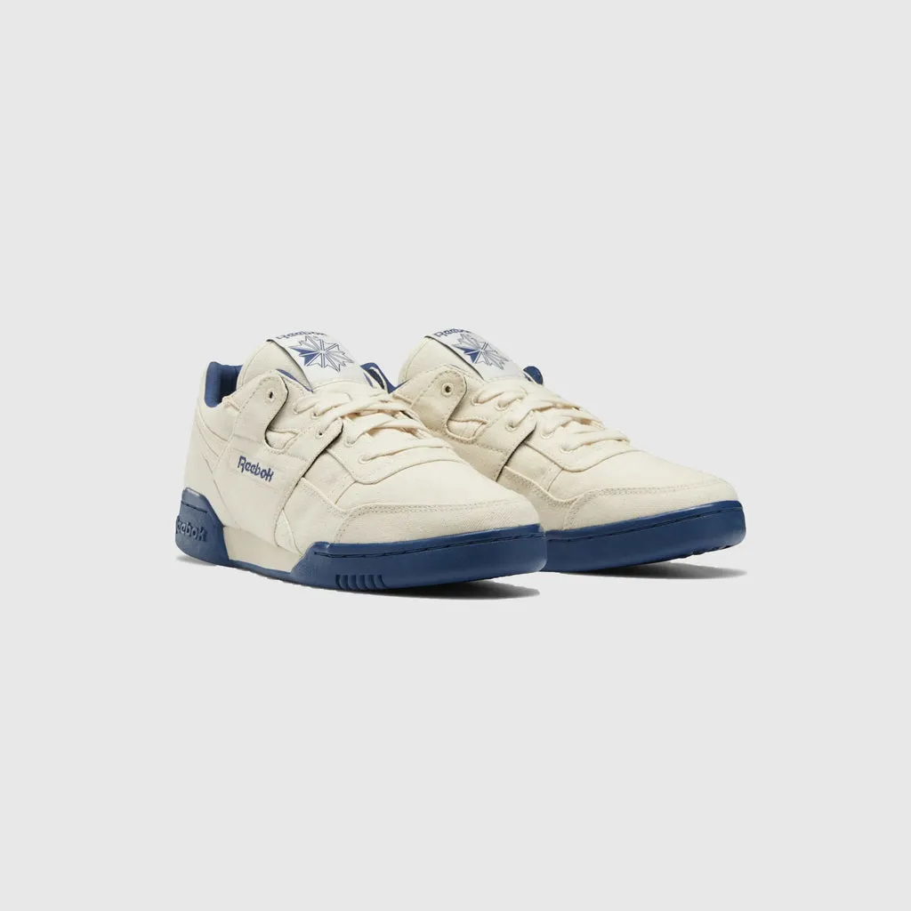 Reebok Workout Plus - Chalk / Chalk / Batik Blue