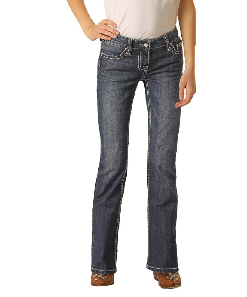 Rock & Roll Cowgirl Girls' Boot Cut Jean