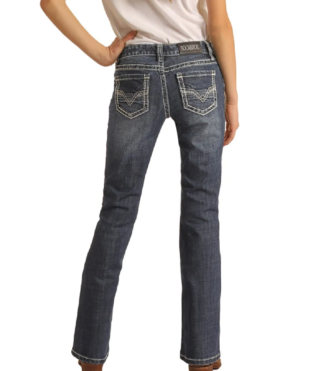 Rock & Roll Cowgirl Girls' Boot Cut Jean