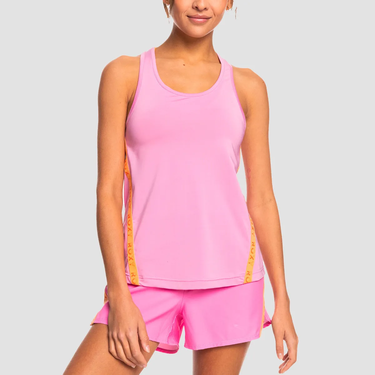 Roxy Bold Moves Sports Vest Top Cyclamen - Womens