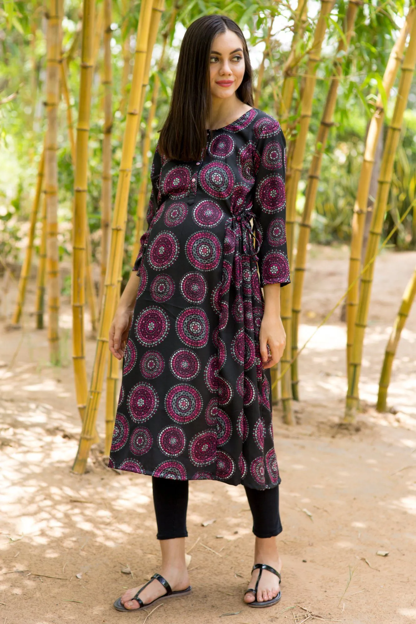 Royal Symmetrical Maternity & Nursing Kurta