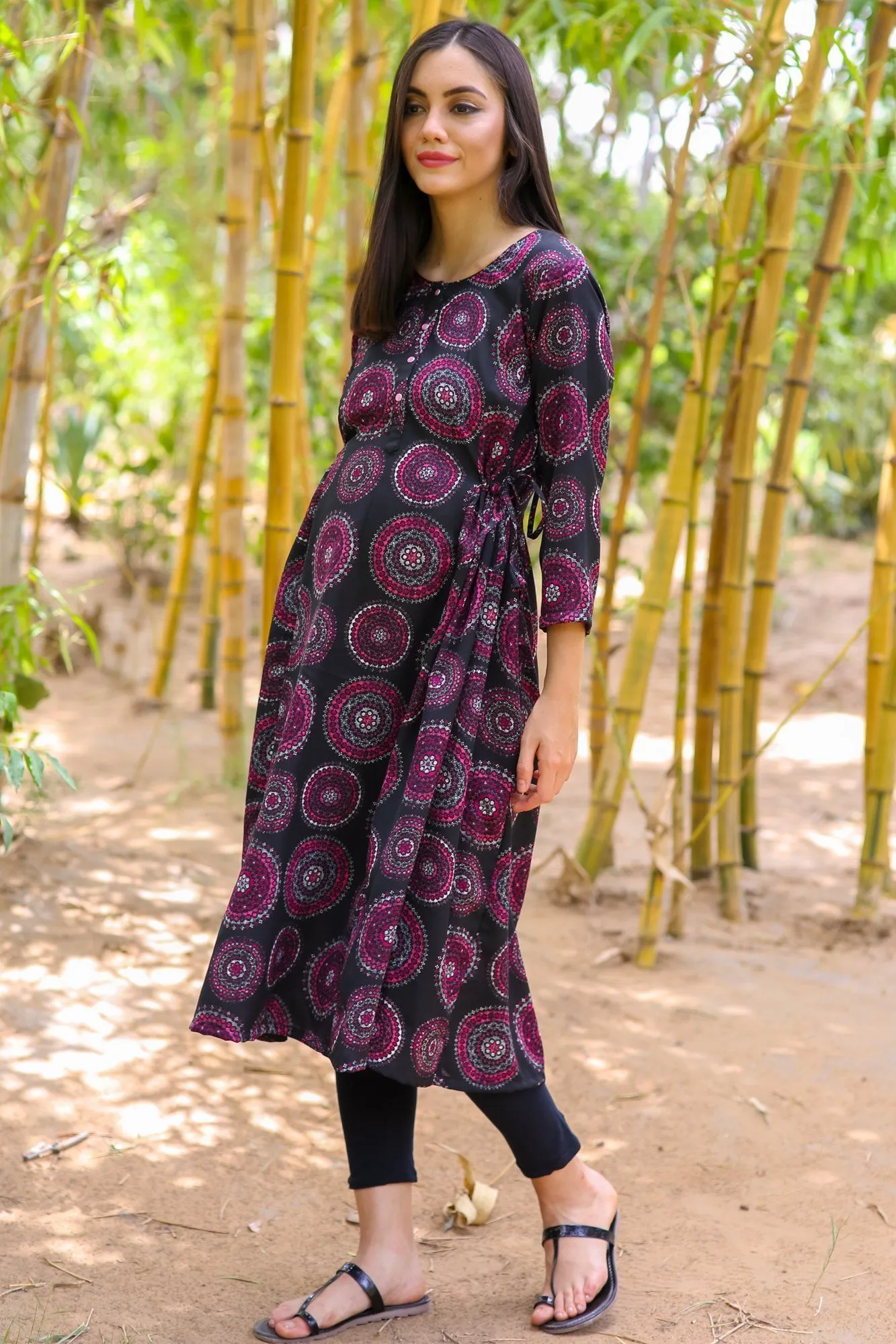 Royal Symmetrical Maternity & Nursing Kurta