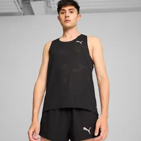 RUN ULTRASPUN Men's Running Singlet | PUMA Black-AOP | PUMA Shop All Puma | PUMA 