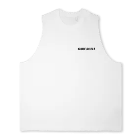 RUNNING DIVISION BLK Bright white Oversized Vest.