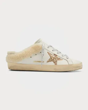 Sabot Leather Glitter Star Slide Sneakers