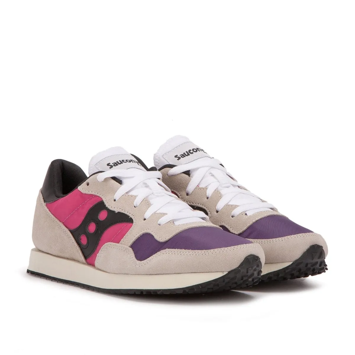 Saucony DXN Trainer Vintage (White / Pink / Purple)