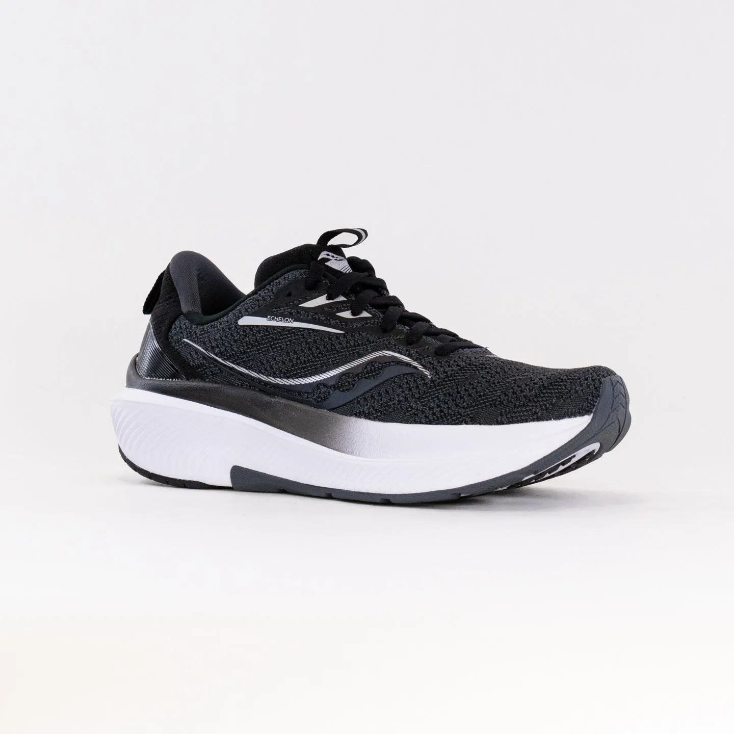 Saucony Echelon 9 Extra Wide (Women's) - Black/White