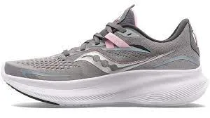 SAUCONY Women's Ride 15 Alloy/Quartz (medium width)