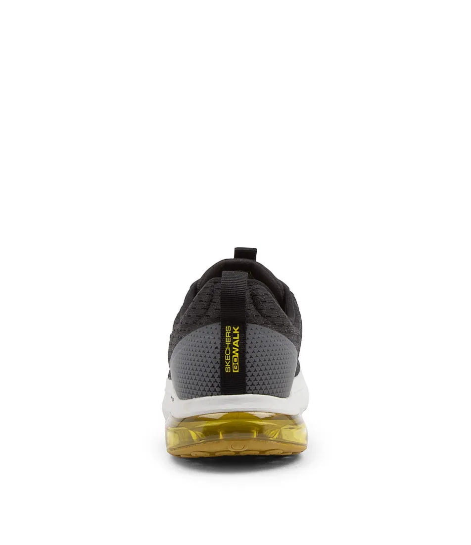 SKECHERS Go Walk Air 2.0 Black Yellow Sneakers