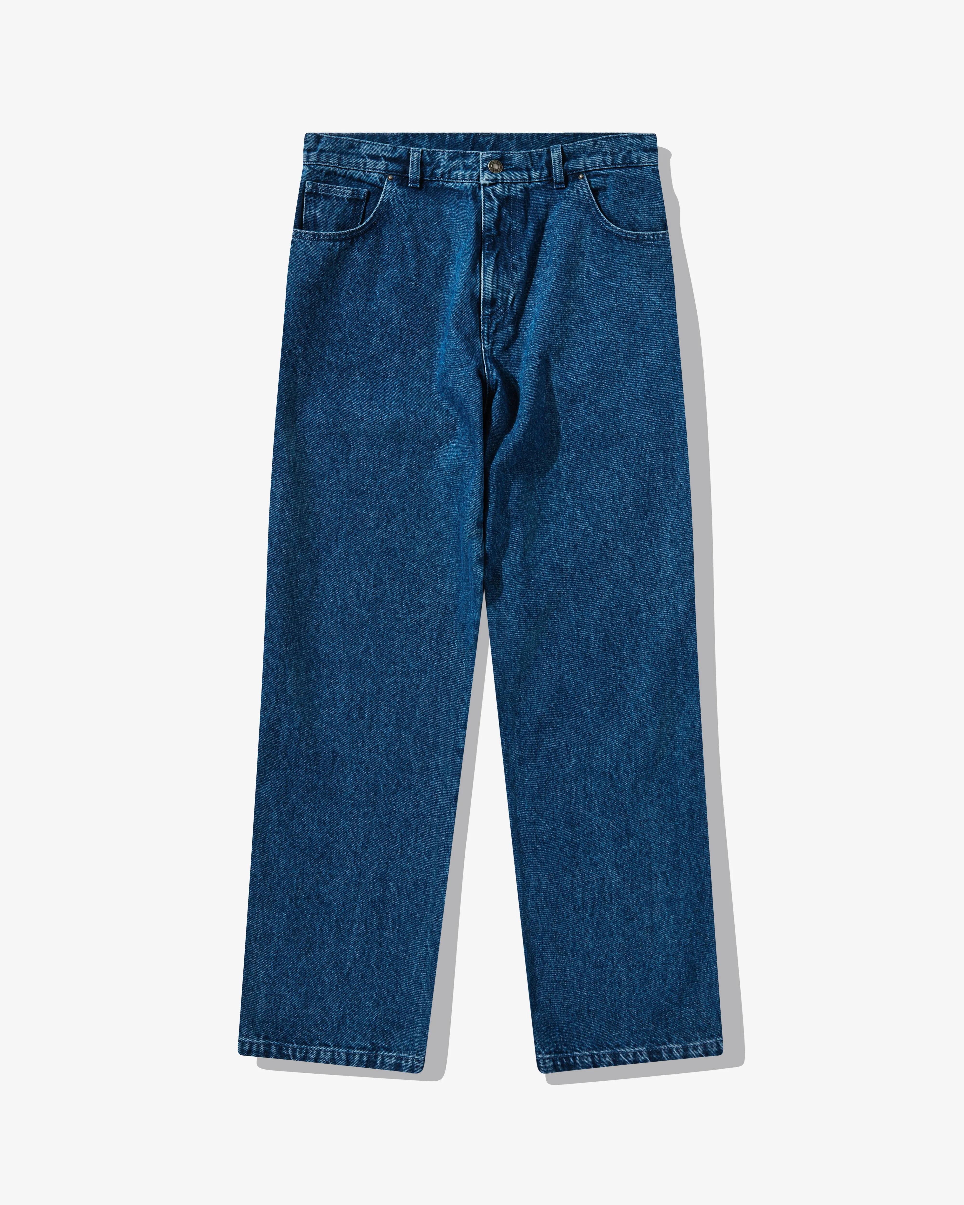 Sky High Farm Workwear Unisex Logo Denim Jeans  Blue