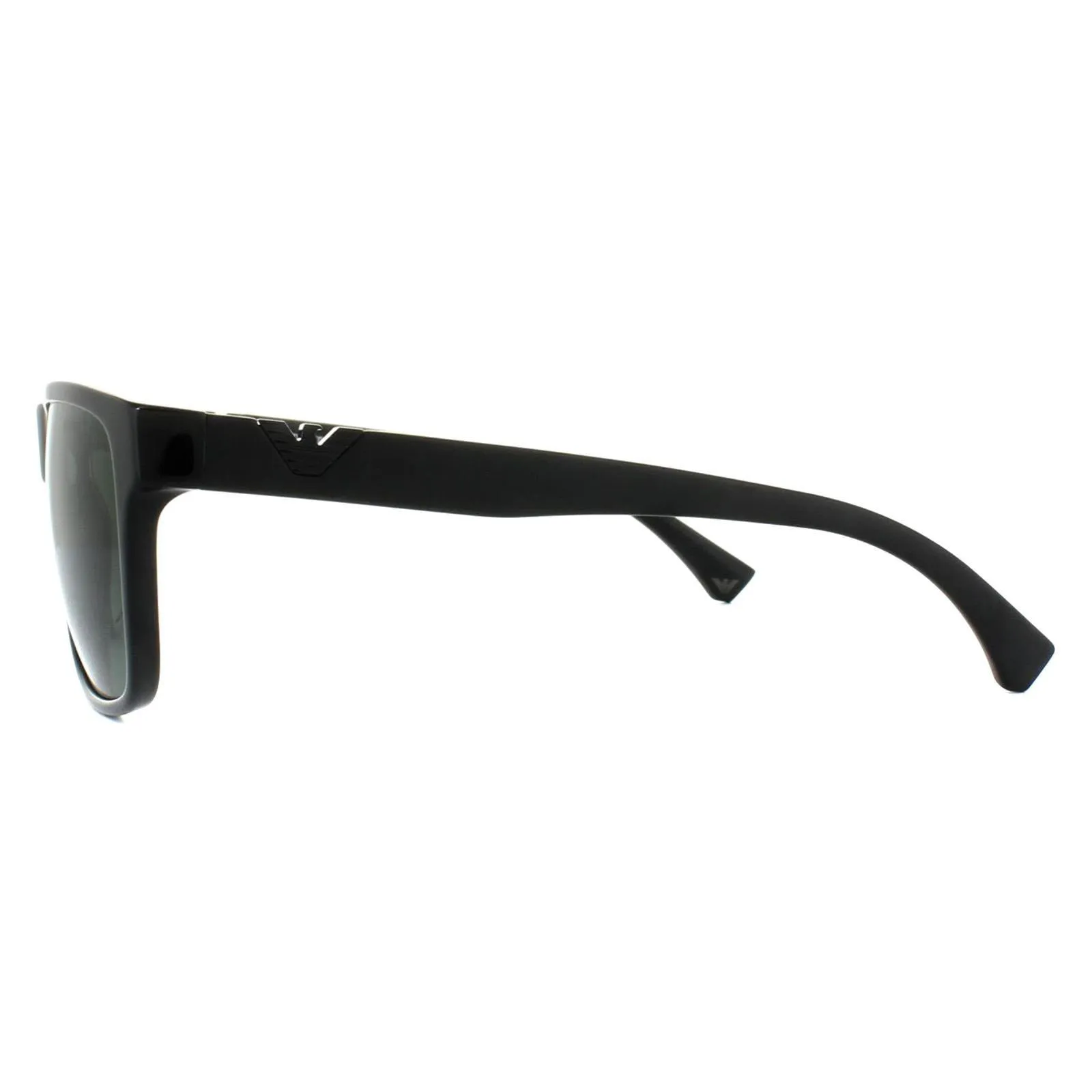 Sunglasses | Rectangle Black Grey Green Sunglasses | Emporio Armani