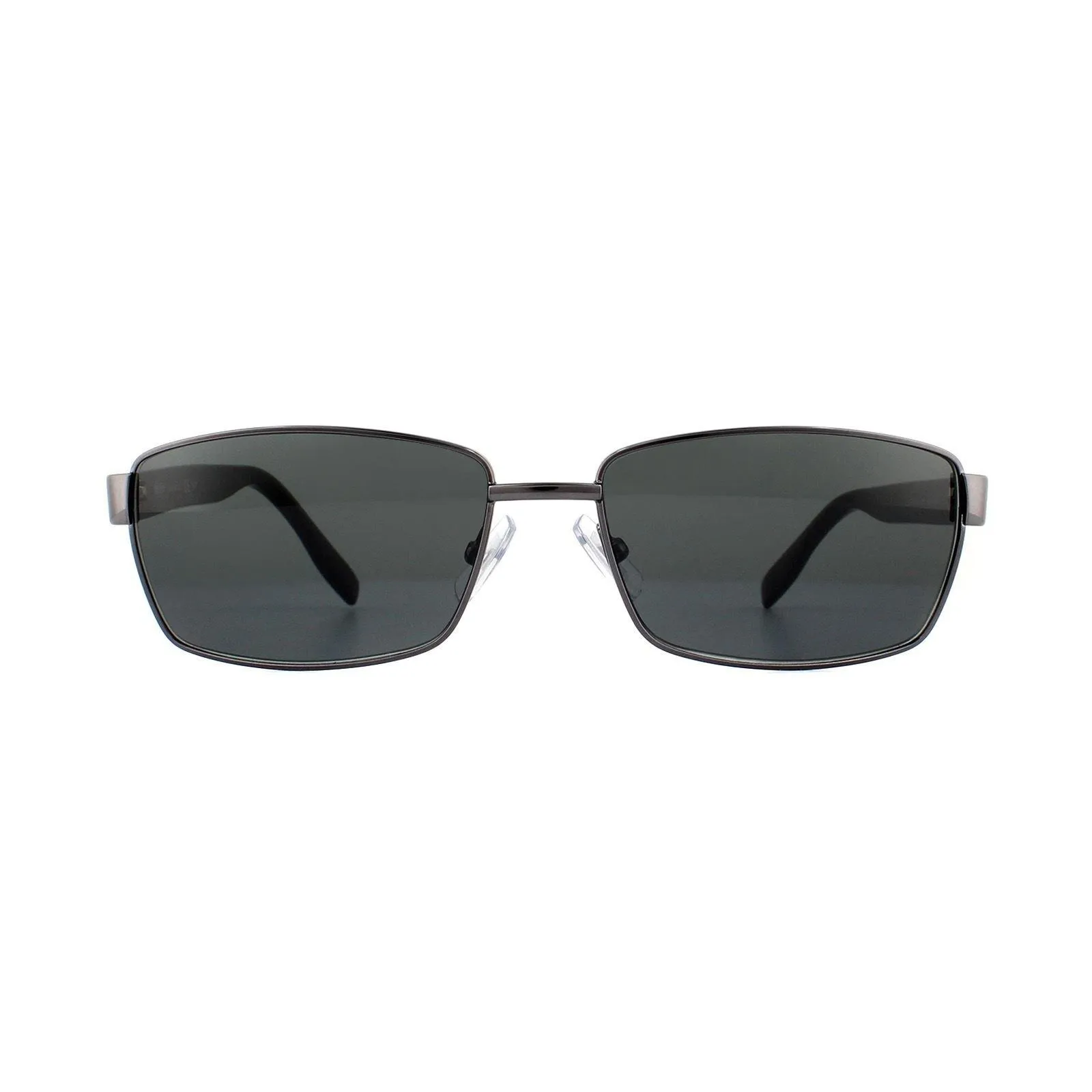 Sunglasses | Rectangle Dark Ruthenium Black Grey Sunglasses | Hugo Boss