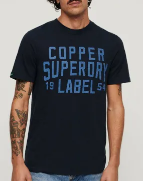 SUPERDRY D2 OVIN COPPER LABEL WORKWEAR TEE MEN''S