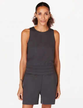 Sweaty Betty Gaia Performance Yoga Romper - Urban Grey