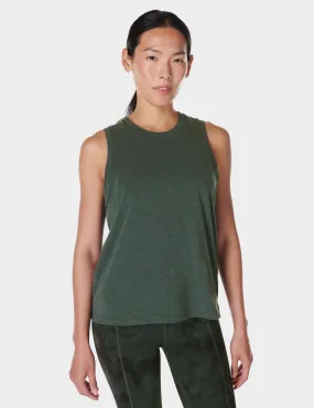 Sweaty Betty Soft Flow Studio Vest - Trek Green