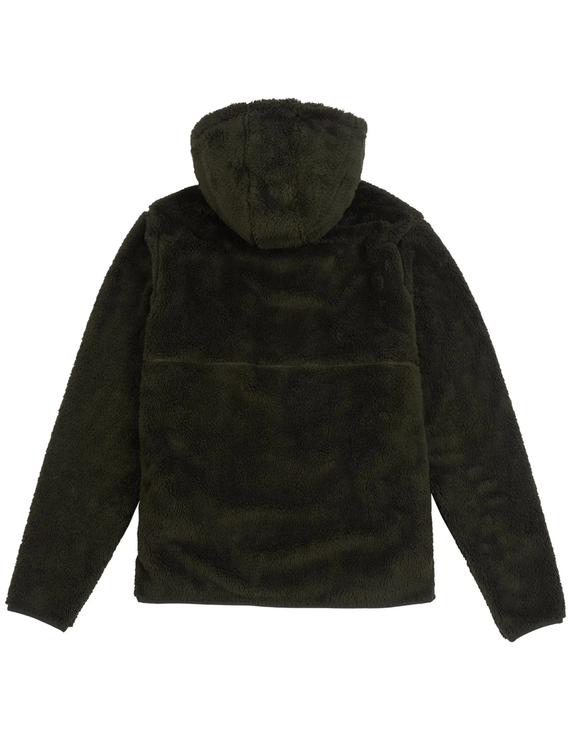 Teddy Fleece Zip Through Sweat - Forest Night