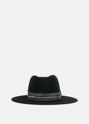 Telluride Hare Felt Hat - Black