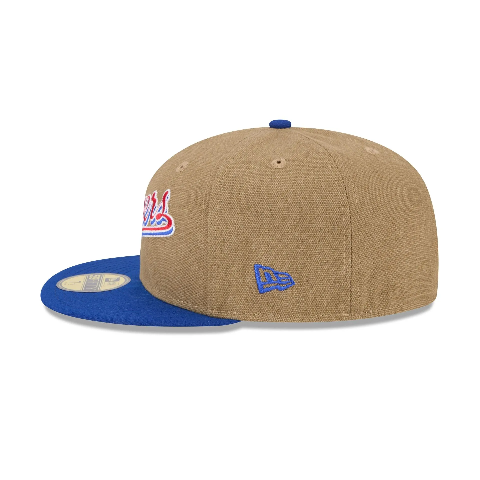 Texas Rangers Canvas Crown 59FIFTY Fitted Hat