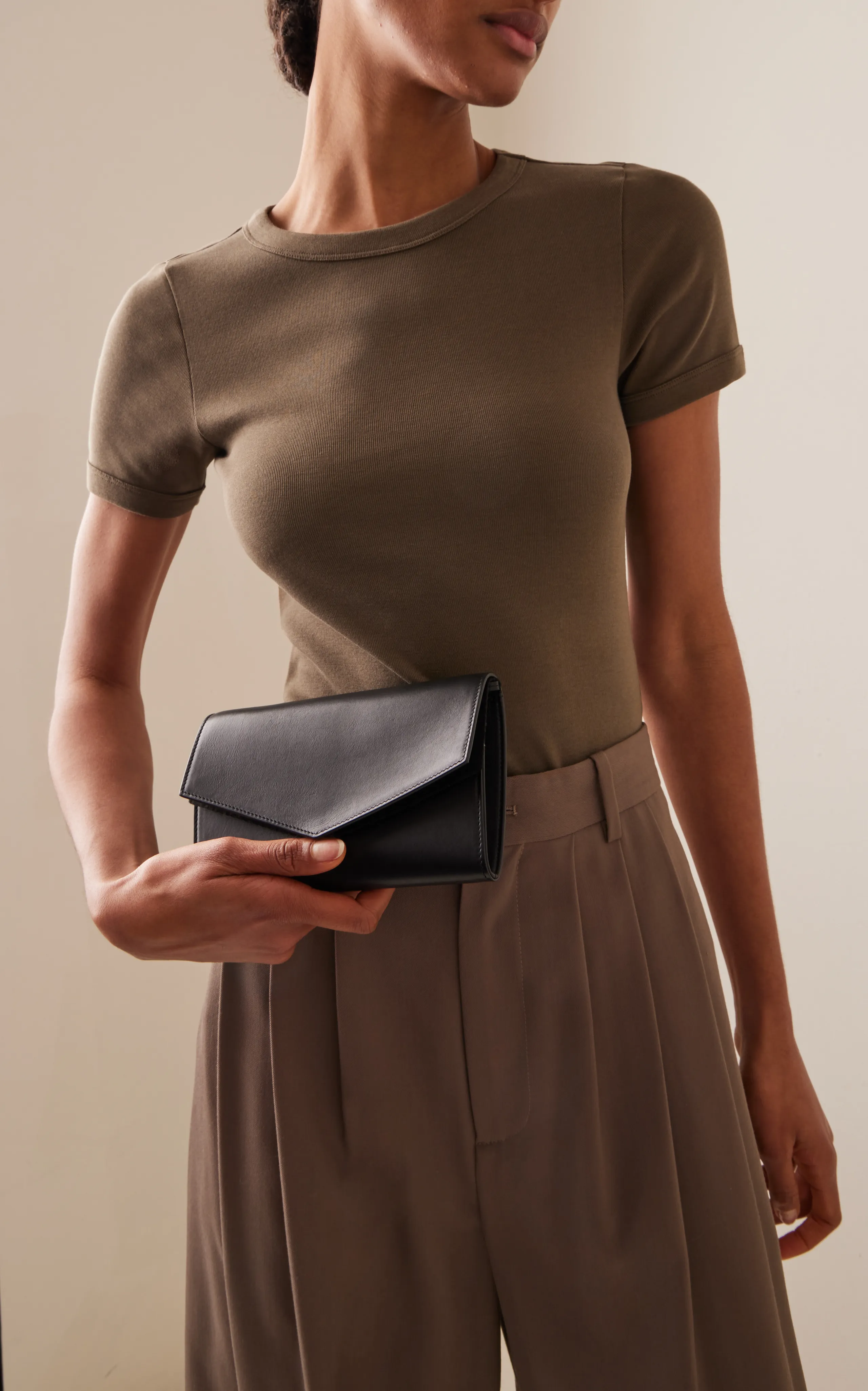 The Row Envelope Leather Bag