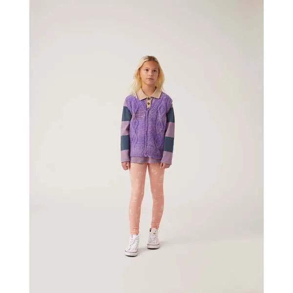 The Sunday Collective Wool Confetti Cupcake Oversized Vest, Purple